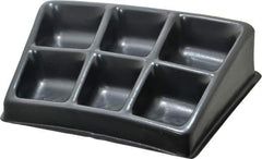 Bayhead Products - 12-1/2" Wide x 3" High x 8-1/2" Deep, Small Parts Assembly Tray - Plastic Frame, 6 Compartments, 3" Wide x 2-1/2" Deep Bin - Industrial Tool & Supply