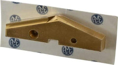 Allied Machine and Engineering - 4-1/4" Diam x 7/16" Thick, Seat Code 8, 144° Included Angle Spade Drill Insert - TiN Coated, High Speed Steel, Series GEN2 T-A - Industrial Tool & Supply