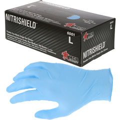 Durashield Gloves - 4 mil Nitrile Industry Standard Food Grade - Textured - Powder Free - Box of 100 - Size X-Large - Industrial Tool & Supply