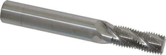 Scientific Cutting Tools - 9/16-18 UNF, 0.45" Cutting Diam, 4 Flute, Solid Carbide Helical Flute Thread Mill - Internal/External Thread, 1.078" LOC, 3-1/2" OAL, 1/2" Shank Diam - Industrial Tool & Supply