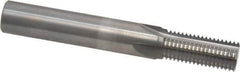 Scientific Cutting Tools - M14x1.50 Thread, 1/2" Shank Diam, Bright Coating, Solid Carbide Straight Flute Thread Mill - 4 Flutes, 3-1/2" OAL, M14 Min Noml Diamter - Industrial Tool & Supply