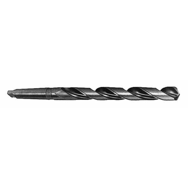 General Chipbreaker - 1-7/16", 4MT 118° Point High Speed Steel Taper Shank Drill Bit - Industrial Tool & Supply