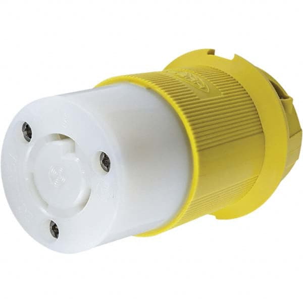 Hubbell Wiring Device-Kellems - 125V 20A NEMA L5-20R Marine Twist Lock Connector - Industrial Tool & Supply