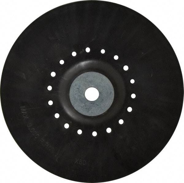 Value Collection - 9" Diam Locking Nut Disc Backing Pad - Hard Density, 9,000 RPM - Industrial Tool & Supply