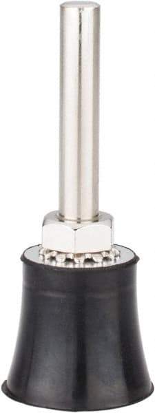 Value Collection - 1" Diam Quick-Change Type R Disc Backing Pad - 1/4" Shank Diam, Medium Density, 30,000 RPM - Industrial Tool & Supply