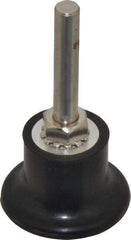 Value Collection - 1-1/2" Diam Quick-Change Type R Disc Backing Pad - 1/4" Shank Diam, Medium Density, 30,000 RPM - Industrial Tool & Supply