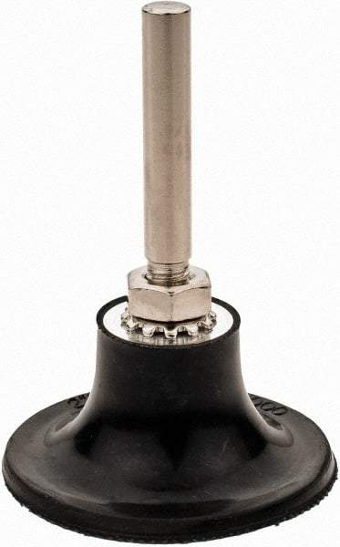 Value Collection - 2" Diam Quick-Change Type R Disc Backing Pad - 1/4" Shank Diam, Medium Density, 30,000 RPM - Industrial Tool & Supply