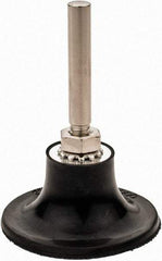 Value Collection - 2" Diam Quick-Change Type R Disc Backing Pad - 1/4" Shank Diam, Medium Density, 30,000 RPM - Industrial Tool & Supply