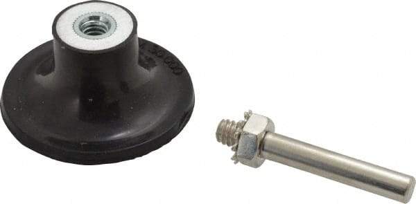 Value Collection - 2" Diam Quick-Change Type S Disc Backing Pad - 1/4" Shank Diam, Medium Density, 30,000 RPM - Industrial Tool & Supply