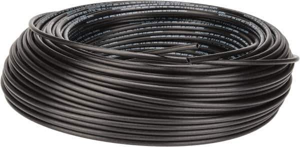 Parker - 1/4" ID x 3/8" OD, 1/16" Wall Thickness, 500' Long, Polypropylene Tube - Black, 300 Max psi, 0 to 200°F - Industrial Tool & Supply