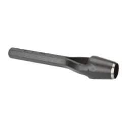 Value Collection - 9/16" Arch Punch - 4-7/8" OAL, Steel - Industrial Tool & Supply