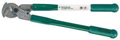 Greenlee - 18" OAL, 350 MCM Capacity, Cable Cutter - Rubber Handle - Industrial Tool & Supply