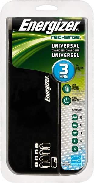 Energizer - 12 Volt Family Charger - NiMH Compatible - Industrial Tool & Supply
