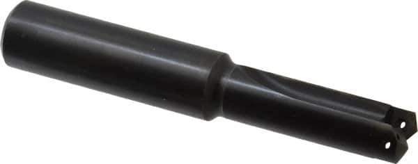 Allied Machine and Engineering - Series 0.5, 39/64 to 11/16" Diam, 3/4" Diam Straight Shank, Straight Flute Spade Drill - 1-3/8" Max Depth, 2-19/64" Body Length, 4-9/16" OAL, Short Length, Through Coolant - Industrial Tool & Supply