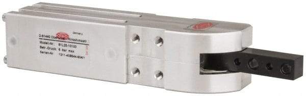 De-Sta-Co - 885 Lb Inner Hold Capacity, Vert Mount, Air Power Hold-Down Toggle Clamp - M5 Port, 90° Bar Opening, 151mm Height Under Bar - Industrial Tool & Supply