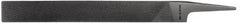 Value Collection - 8" Long, Smooth Cut, Knife American-Pattern File - Double Cut, 3/16" Overall Thickness, Tang - Industrial Tool & Supply
