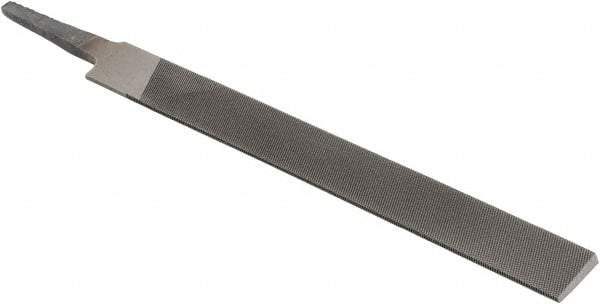 Value Collection - 6" Long, Second Cut, Knife American-Pattern File - Double Cut, 5/32" Overall Thickness, Tang - Industrial Tool & Supply