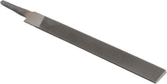 Value Collection - 6" Long, Second Cut, Knife American-Pattern File - Double Cut, 5/32" Overall Thickness, Tang - Industrial Tool & Supply