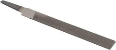 Value Collection - 4" Long, Smooth Cut, Knife American-Pattern File - Double Cut, 7/64" Overall Thickness, Tang - Industrial Tool & Supply