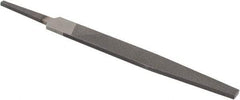 Value Collection - 4" Long, Smooth Cut, Warding American-Pattern File - Double Cut, 3/64" Overall Thickness, Tang - Industrial Tool & Supply