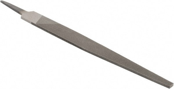 Value Collection - 8" Long, Smooth Cut, Warding American-Pattern File - Industrial Tool & Supply