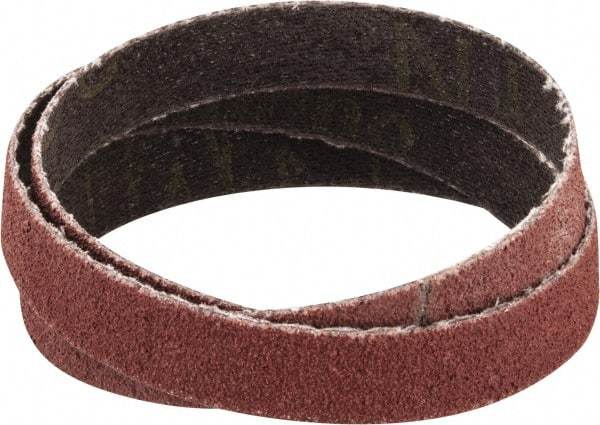 3M - 1/2" Wide x 24" OAL, 80 Grit, Ceramic Abrasive Belt - Ceramic, Medium, Coated, YN Weighted Cloth Backing, Wet/Dry, Series 963G - Industrial Tool & Supply