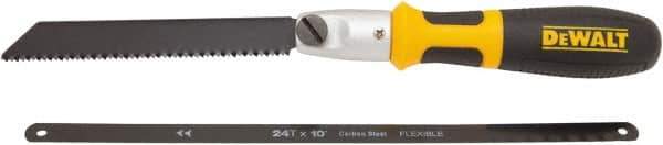 DeWALT - 12" Steel Blade Multi-Saw - ABS, TPR Handle, Cushion Grip, 14-19/64" OAL - Industrial Tool & Supply