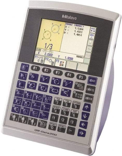 Mitutoyo - 1,000mm SPC Data Processor - RS-232C Output, Includes AC Adapter - Industrial Tool & Supply