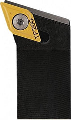 Seco - SDHC, Left Hand Cut, 107.5° Lead Angle, 12mm Shank Height x 12mm Shank Width, Neutral Rake Indexable Turning Toolholder - 150mm OAL, DC..11T3.. Insert Compatibility, Series Screw Lock - Industrial Tool & Supply