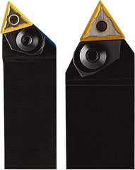 Seco - PTNN, Right Hand Cut, 63° Lead Angle, 32mm Shank Height x 25mm Shank Width, Negative Rake Indexable Turning Toolholder - 170mm OAL, TNM..2204.. Insert Compatibility, Series Pin & Wedge - Industrial Tool & Supply