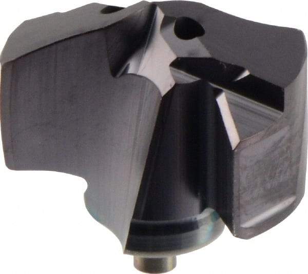 Seco - Series SD400, 17mm Diam 140° Replaceable Drill Tip - Carbide, Uncoated, Through Coolant - Industrial Tool & Supply