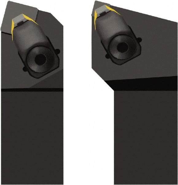 Seco - CSBN, Left Hand Cut, 75° Lead Angle, 32mm Shank Height x 25mm Shank Width, Negative Rake Indexable Turning Toolholder - 170mm OAL, CNMN 1204.. Insert Compatibility, Series Clamp Lock - Industrial Tool & Supply