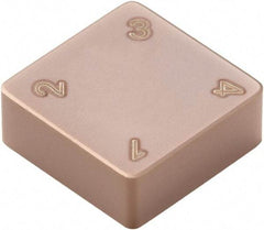 Seco - SNMN433 Grade CBN400C PCBN Turning Insert - TiSiN Finish, 90° Square, 1/2" Inscr Circle, 3/16" Thick, 3/64" Corner Radius - Industrial Tool & Supply