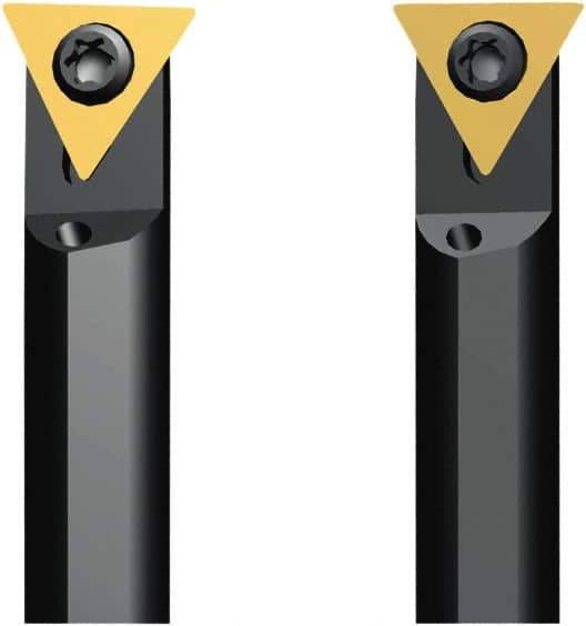 Seco - 8.8mm Min Bore Diam, 80mm OAL, 8mm Shank Diam, A-STLD Indexable Boring Bar - 11.2mm Max Bore Depth, TDAB 06T0.. Insert, Screw Holding Method - Industrial Tool & Supply