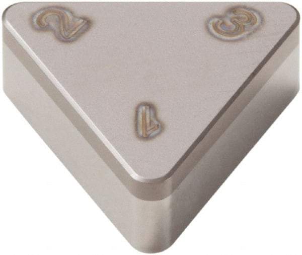 Seco - TNGN223 Grade CBN150 PCBN Turning Insert - Uncoated, 60° Triangle, 1/4" Inscr Circle, 1/8" Thick, 3/64" Corner Radius - Industrial Tool & Supply