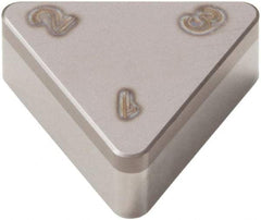 Seco - TNGN223 LF Grade CBN200 PCBN Turning Insert - Uncoated, 60° Triangle, 1/4" Inscr Circle, 1/8" Thick, 3/64" Corner Radius - Industrial Tool & Supply