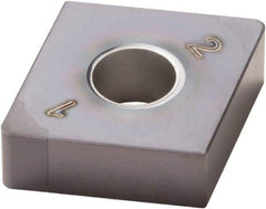 Seco - CNGA432 WZ Grade CBN060K PCBN Turning Insert - TiSiAlN Finish, 80° Diamond, 1/2" Inscr Circle, 3/16" Thick, 1/32" Corner Radius - Industrial Tool & Supply