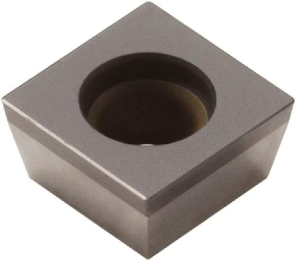 Seco - SCGW32.51 Grade CBN200 PCBN Turning Insert - Uncoated, 90° Square, 3/8" Inscr Circle, 5/32" Thick, 1/64" Corner Radius - Industrial Tool & Supply