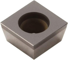 Seco - SCGW32.52 Grade CBN200 PCBN Turning Insert - Uncoated, 90° Square, 3/8" Inscr Circle, 5/32" Thick, 1/32" Corner Radius - Industrial Tool & Supply