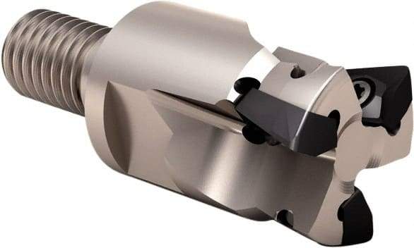 Seco - 94° Lead Angle, 16mm Min Cut Diam, 2.5mm Max Depth of Cut, Indexable Chamfer and Angle End Mill - 3 Inserts, XO.. 06.. Insert Style, Through Coolant, Modular Connection - Industrial Tool & Supply