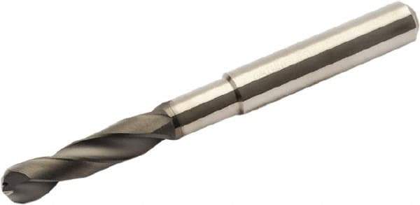 Seco - 3/8" 130° Solid Carbide Jobber Drill - Diamond Finish, Right Hand Cut, Spiral Flute, Straight Shank, 103mm OAL - Industrial Tool & Supply