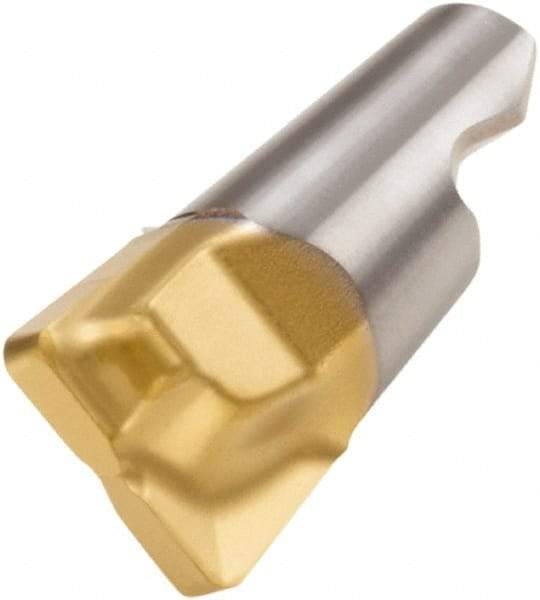 Seco - MM12 MD05 Grade F30M Carbide End Milling Tip Insert - 2 Flutes, 0.472" Cutting Diam, 0.335" Depth of Cut, 0.402" Extension, 0.039" Cnr Rad - Industrial Tool & Supply
