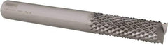 Seco - 8mm Diam, End Mill End, Solid Carbide Diamond Pattern Router Bit - Right Hand Cut, 2-61/64" OAL, Use on Composites - Industrial Tool & Supply