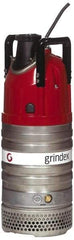 Grindex - 3-1/2 hp, 460 Amp Rating, 460 Volts, Nonautomatic Operation, Dewatering Pump - 3 Phase, Aluminum Housing - Industrial Tool & Supply