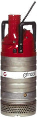 Grindex - 4-2/5 hp, 460 Amp Rating, 460 Volts, Nonautomatic Operation, Dewatering Pump - 3 Phase, Aluminum Housing - Industrial Tool & Supply