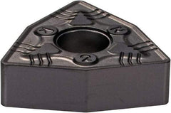 Iscar - WNMG432 NR Grade IC907 Carbide Turning Insert - TiAlN/TiN Finish, 80° Trigon, 1/2" Inscr Circle, 3/16" Thick, 1/32" Corner Radius - Industrial Tool & Supply