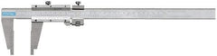 Fowler - 0 to 60" Stainless Steel Vernier Caliper - 0.02mm Graduation, 7-1/2" Jaw Depth, 0.005" Accuracy, Includes Inside Diameter, Outside Diameter - Industrial Tool & Supply