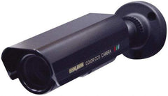Speco - Indoor and Outdoor Variable Focal Lens Bullet Camera - 4-9mm Lens, 420 Resolution Line, 2 Inch High x 2 Inch Wide, Metal Housing, Black and White Image - Industrial Tool & Supply
