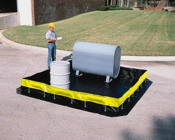 UltraTech - 179 Gal Polyethylene High Wall Berm - 1' High x 4' Wide x 6" Long - Industrial Tool & Supply