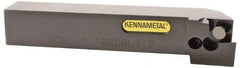 Kennametal - 1.108...93DEG, Right Hand Cut, 20mm Shank Height x 20mm Shank Width, Positive Rake Indexable Turning Toolholder - 125mm OAL, D2FIX15..LHP/FN/MS Insert Compatibility, Series Fix-Perfect - Industrial Tool & Supply